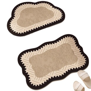 浴室地垫软硅藻泥家用厕所洗漱台防滑垫加厚地毯速干卫生间脚垫子