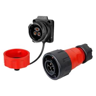 凌科YM24水下航空插头3芯电源45A接插室户外电缆线IP68防水连接器
