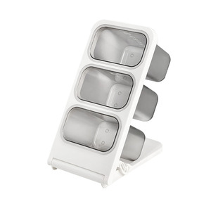 日本斜插式笔筒收纳盒大容量分格学生笔桶可折叠多功能儿童男女孩书桌笔盒办公室桌面置物架笔架文具收纳神器