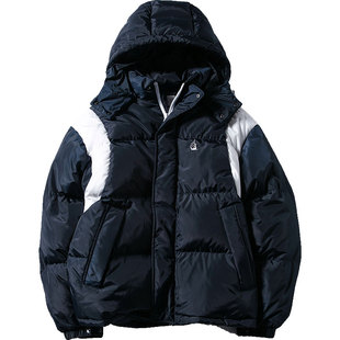 【官方正品】nautica 白帆日系无性别厚面包服连帽羽绒服JW2468