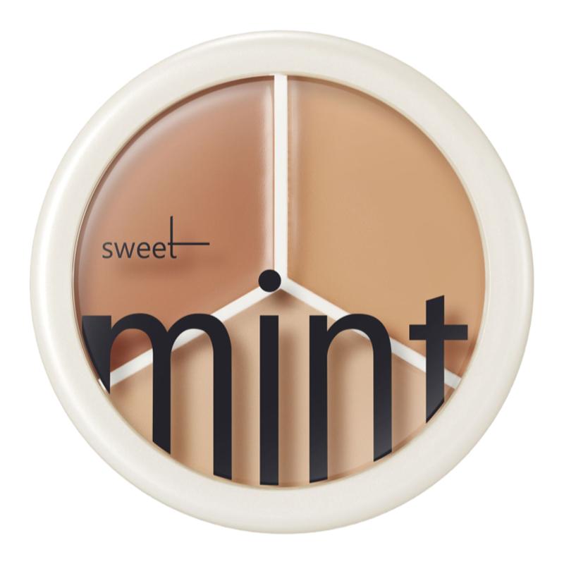 SWEET MINT三色遮瑕膏tifit同款多色遮盖斑点痘痘印黑眼圈