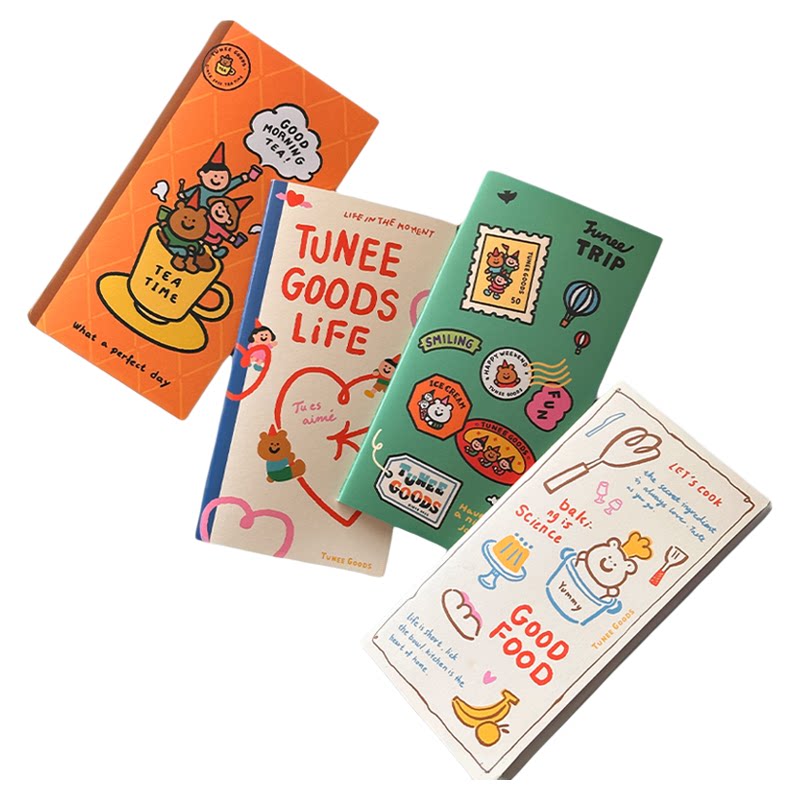 TUNEE GOODS 插画手帐本 便携设计笔记本TN内芯标准日程本