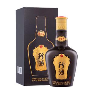 贵州珍酒珍十五53度纯粮食酱香型白酒500ml送礼高端礼盒装