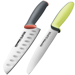SUPOR/苏泊尔不锈钢水果刀便携厨房长瓜果刀多用刀家用削切果皮刀