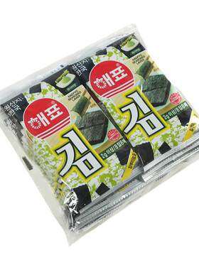 海牌韩国进口紫菜片儿童海味零食