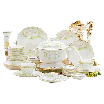 碗碟套装家用中式餐具套装碗盘