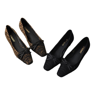 星期六豹纹时装鞋女2025新款