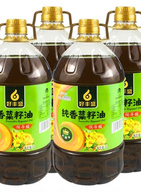 好丰盛纯香菜籽油低芥酸5L*4桶