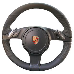 NAPPA手缝真皮方向盘套适用于奥迪A4L/A6L/A3/Q5L/Q3/Q7/A5/A7/S8
