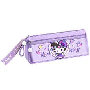 卡皮巴拉笔袋女生小学生大容量文具盒女孩款2025新款超火高颜值文具收纳袋男孩卡通便携手提铅笔盒儿童一年级