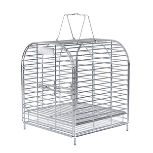 蜜袋鼯外出笼304不锈钢横丝透气手提笼鹦鹉鸟笼宠物便携外出包