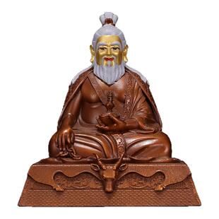 藏戏鼻祖尼泊尔工艺纯铜唐东杰布佛像家用佛堂桌面供奉装饰摆件