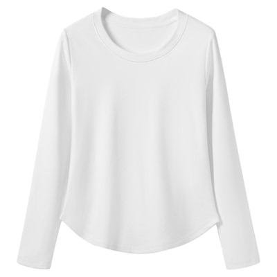 啄木鸟白色打底衫女士洋气德绒