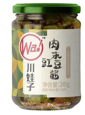 川娃子肉末豇豆拌面245g下饭酱菜