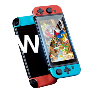 适用任天堂Switch钢化膜防反光AR增透屏幕膜Switch OLED贴膜高清防指纹Switch Lite游戏机全屏保护ns续航版
