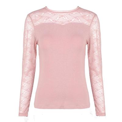 雅黛俪打底衫女圆领亲肤针织上衣