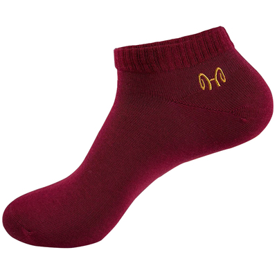 恒源祥本命年红色纯棉男女短袜子