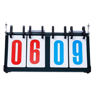 台球比赛记分牌篮球计分牌可翻计分器积分板掼蛋乒乓球数字比分牌