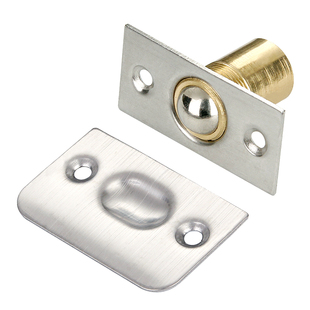 纯铜门碰珠KTV室内木门房门卡扣顶珠隐形门碰门挡圆球弹簧碰珠锁