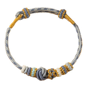 2026年新款半成品手绳编织绳手链女生可穿黄金转运珠儿童宝宝礼物