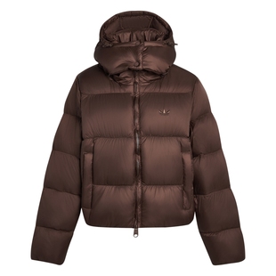 保暖鸭绒羽绒服面包服女秋冬新款adidas Originals阿迪达斯三叶草