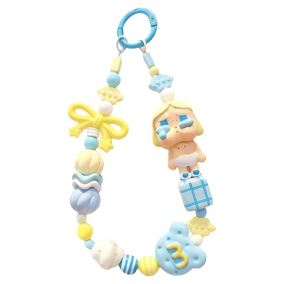 哭娃爆款星星人手机链