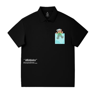 夏季重磅宽松男大码短袖POLO衫