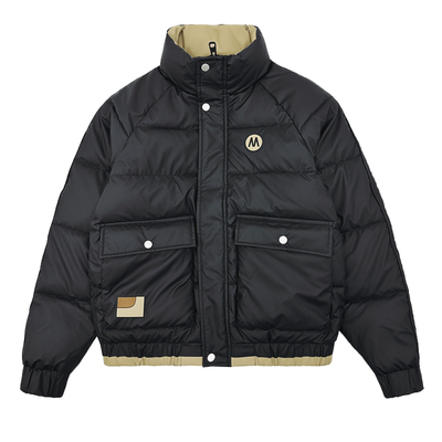 痞帅休闲短款羽绒服潮牌修身秋冬