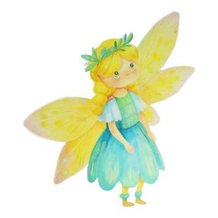 现代简约3D亚克力精灵遮丑贴儿童房客厅房间墙画自粘卡通立体壁饰