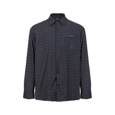 Remedy春季新款宽松长袖格子衬衫男女潮牌松弛感cleanfit衬衣外套