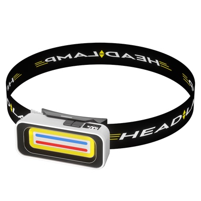 白红蓝三光源头戴手持磁吸三模式