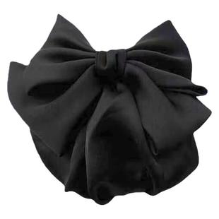 大蝴蝶结布兜盘发发网工作头花发夹贝雷帽空姐打底发带帽回族发饰