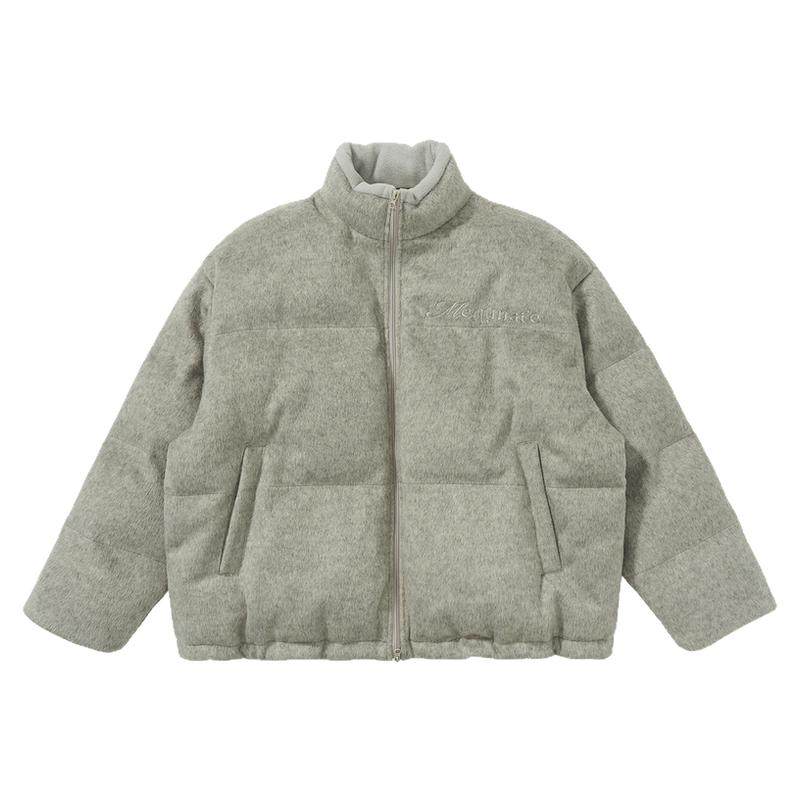 龙须糖毛呢外套手塞棉服夹克男冬