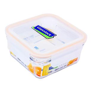 GLASSLOCK韩国进口玻璃保鲜盒 耐热微波炉烤箱便当盒学生白领饭盒