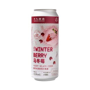 大九酿造马冬莓酸奶冰淇淋西打啤酒草莓果酱精酿果啤易拉罐降临