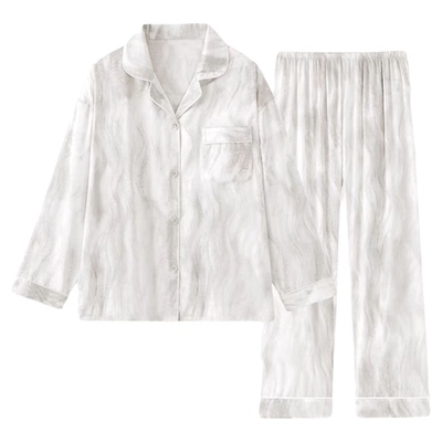 带胸垫真丝睡衣轻奢高级感家居服