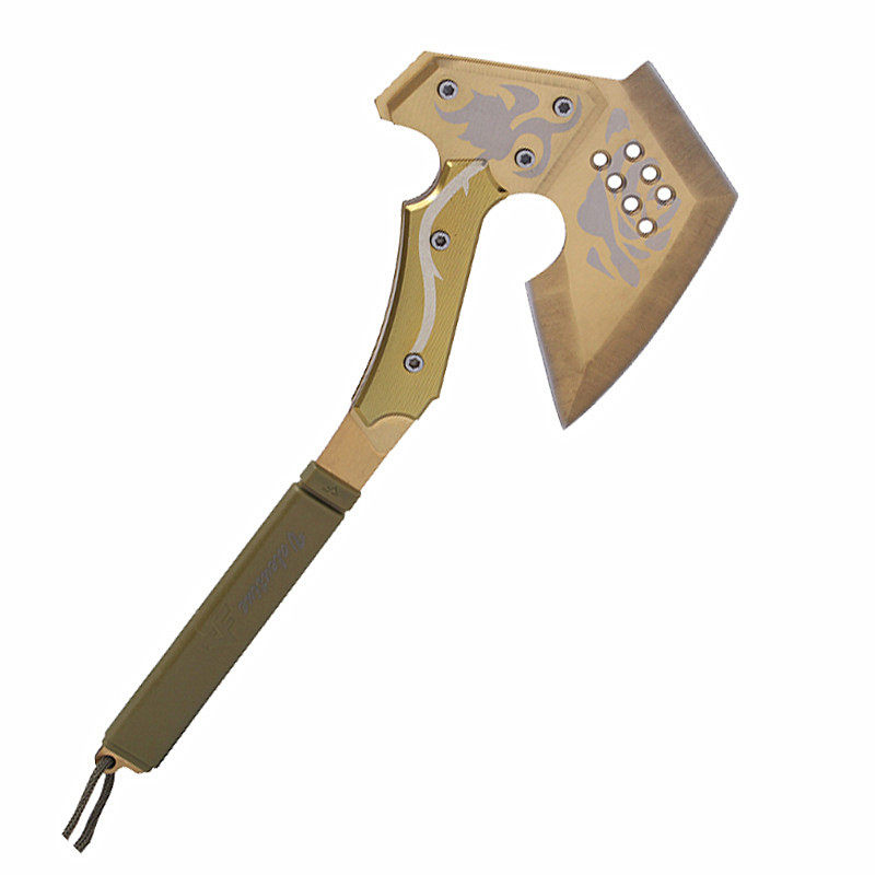 CF周边玩具火线武器大屠龙尼泊尔合金模型龙啸手斧头属手办已开刃