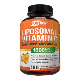 NutriFlair 脂质体维生素C胶囊108粒1600mg脂溶性维生素高吸收