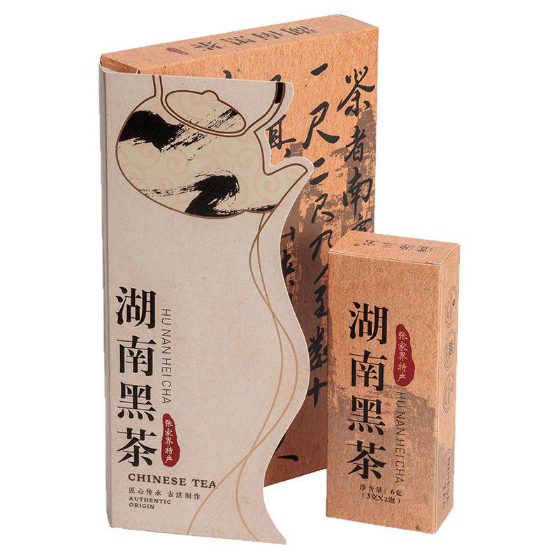 【伴手礼】黑茶正品湖南黑毛茶农家天尖茶高山芽尖散装油润散茶