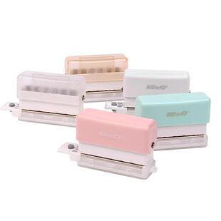 可得优六孔打孔器活页打孔器b5活页本打孔器多功能26孔30孔打孔学生专用小型打孔器多孔a4活页本打孔机99h6