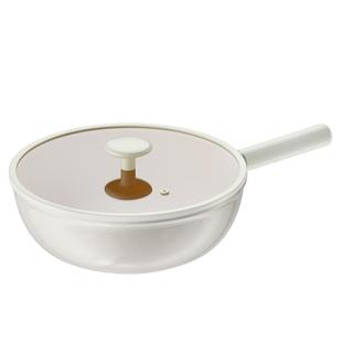 【交个朋友】Jeetee吉特陶瓷炒锅有钛不粘煎炒锅家用炒菜锅平底锅