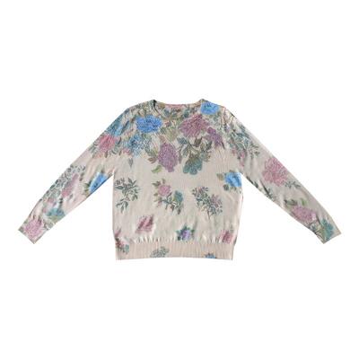 荣澜天丝羊毛圆领套头针织打底衫