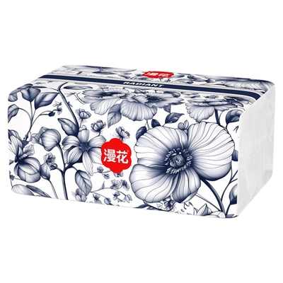 漫花国风高品质抽纸大包加厚整箱