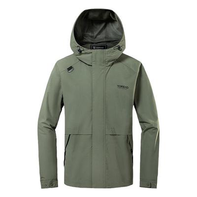 旅行外套22男春夏透气防水探路者