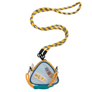 若素良品十周年深深同款斜挎挂脖迷你耳机零钱证件卡收纳小三角包