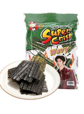 泰国进口老板仔原味波浪海苔超脆