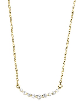 Ordi微笑钻石项链女2025新款ins简约小众设计感锁骨链