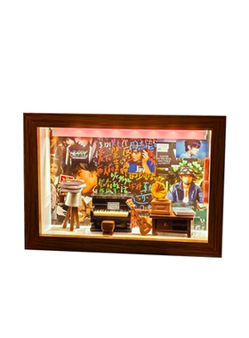 周杰伦小屋中空相框DIY材料
