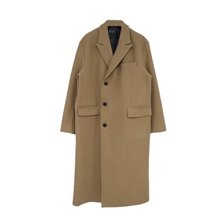 特惠休闲毛呢大衣韩版冬季防风加厚韩国东大门风衣单排扣过膝外套