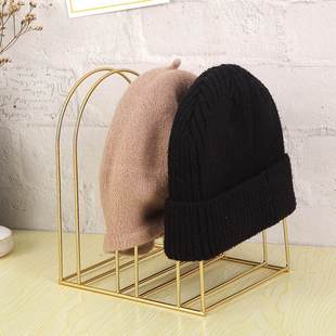新品 桌面铁艺帽泳帽毛线帽保暖帽护耳帽冬帽防寒帽收纳架置 新款